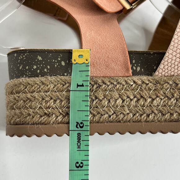 Patrizia Spring Step Reazas Platform Sandal Shoe Size 8.5 - Picture 5 of 10